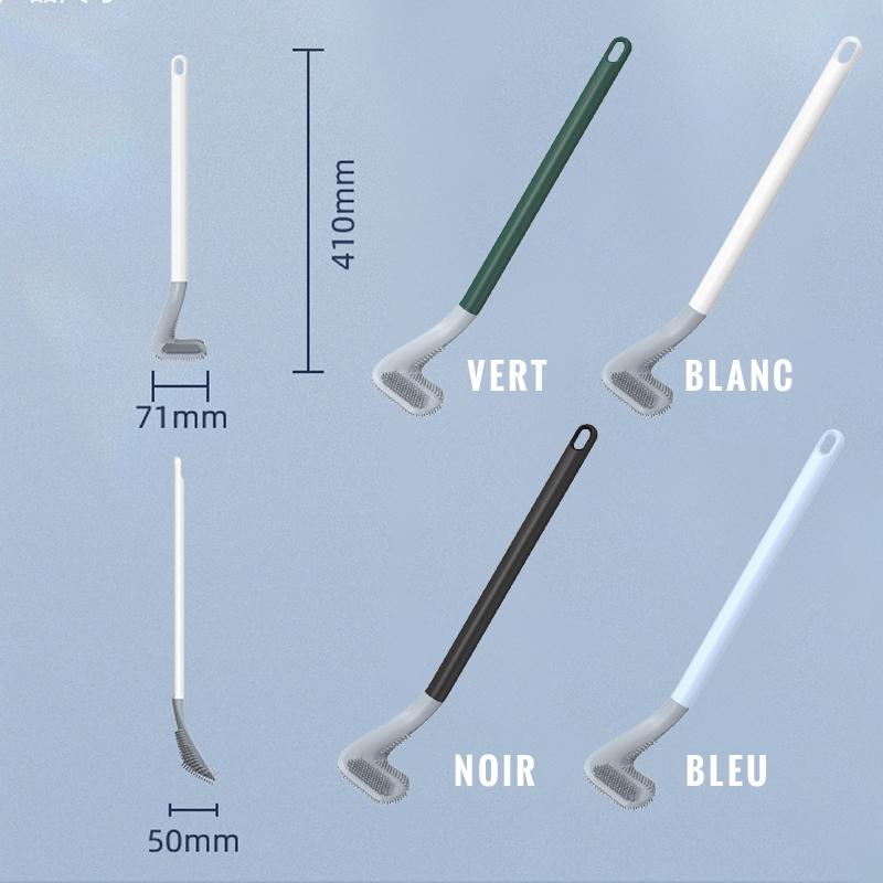 Extended Handle Toilet Brush Cleaner