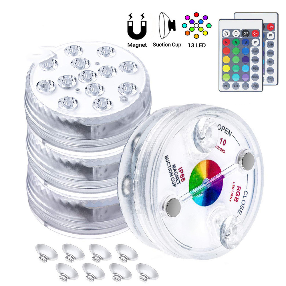 Colorful LED Pool Light with Remote-Controlled RGB