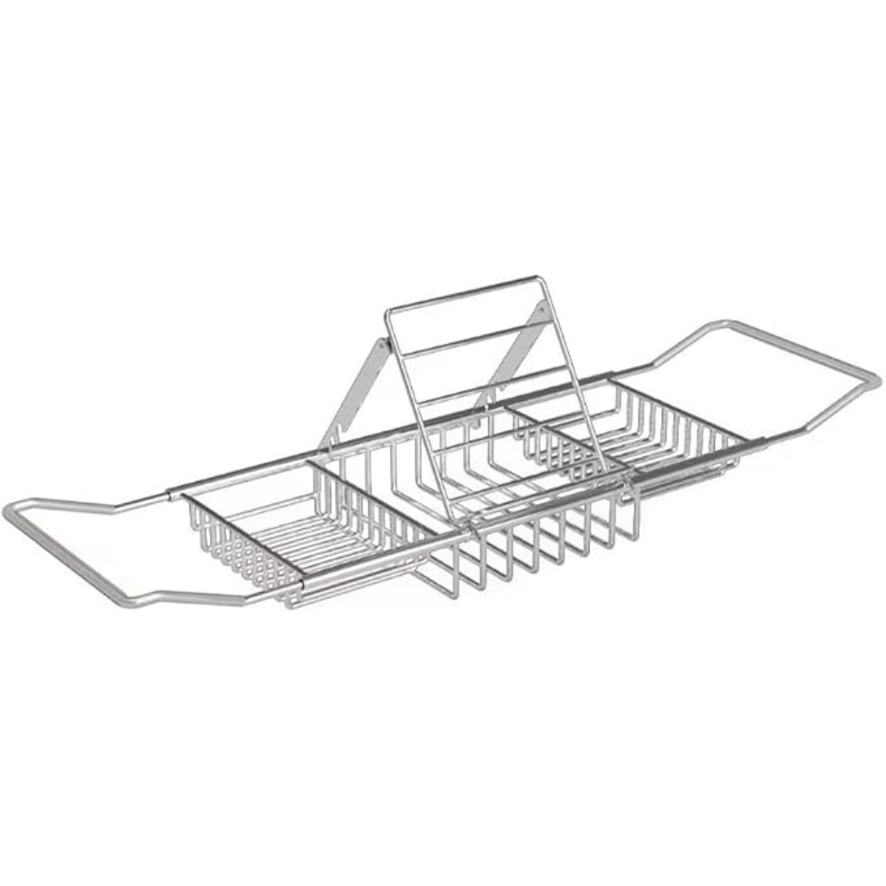 Luxury Bath Tub Storage Tray with Adjustable Holder