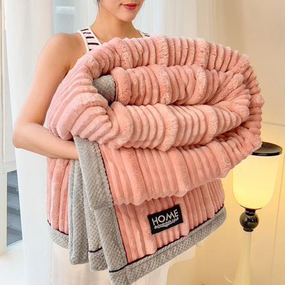 Cozy Soft Throw Blanket for Bed and Sofa