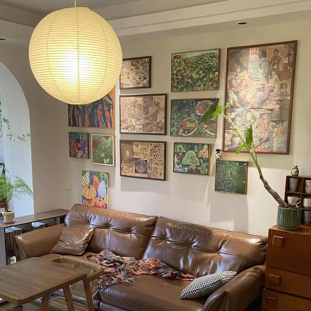 Simple Japanese Style Pendant Light