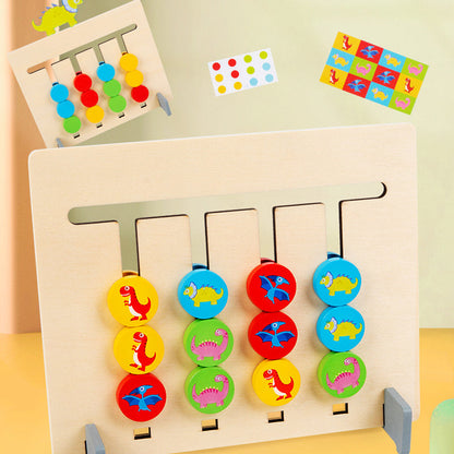 Double Sided Wooden Brain Teaser Puzzle - Yeezlab