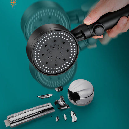 Powerful 3-Setting Shower Head with Massage Jets