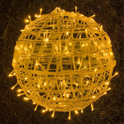 Colorful LED Solar Powered Garden Pendant Light