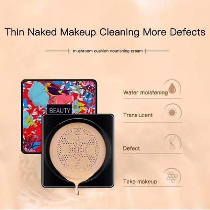 Natural Mushroom Head Air Cushion Foundation Cream