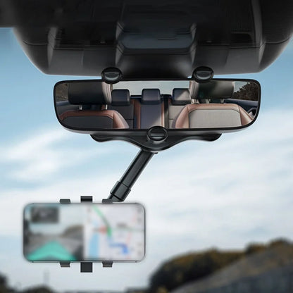 Universal Adjustable Car Phone Mount Rear View Mirror Holder