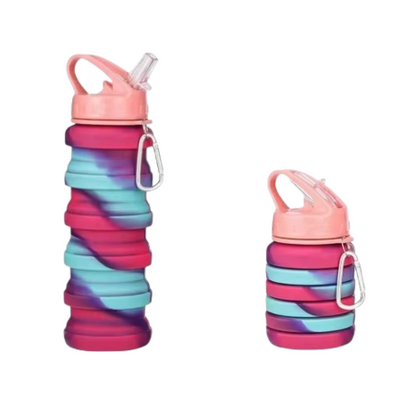 Compact Folding Water Bottle - Lightweight Travel Cup