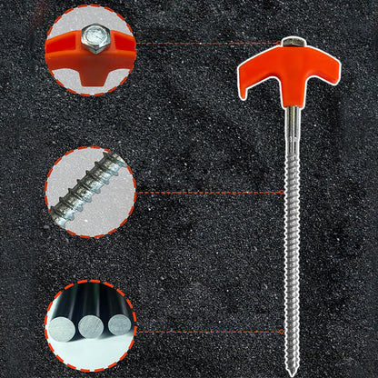 Adjustable Screw in Tent Stakes - Yeezlab