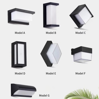 Outdoor Motion Sensor LED Wall Light