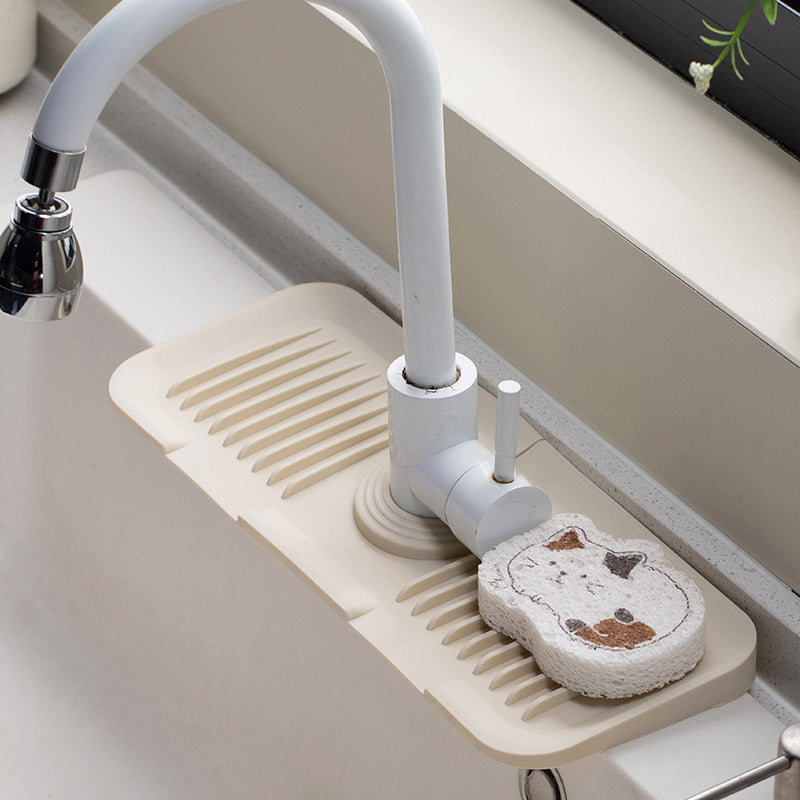 Waterproof Kitchen Sink Faucet Splash Mat