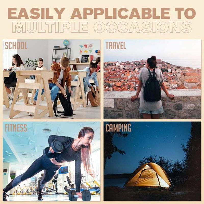 Casual Embroidered Cotton Yoga Tote Bag