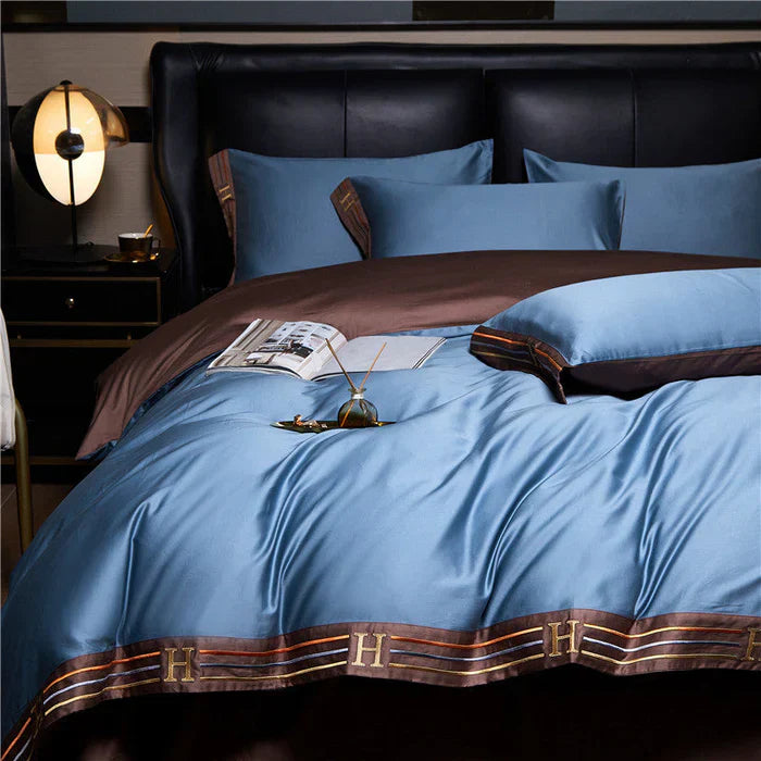 Soft Cotton Embroidered Bed Sheet Set