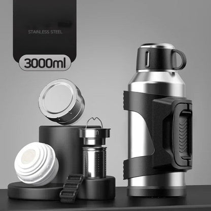 Durable Insulated Stainless Steel Travel Mug Flask - Yeezlab