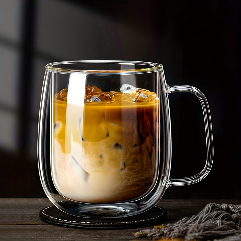 Premium Double Walled Glass Coffee Mug