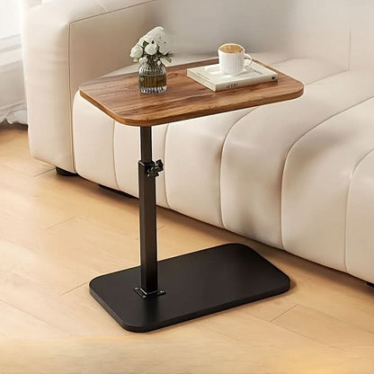 Space Saving End Table - Wooden Metal Frame for Sofa Bed