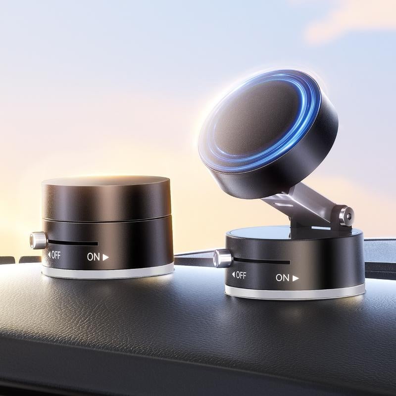 Strong Magnetic Phone Holder with Vacuum Suction