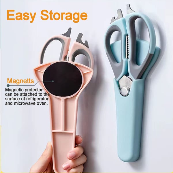 Premium 5-in-1 Kitchen Shears for Easy Food Prep