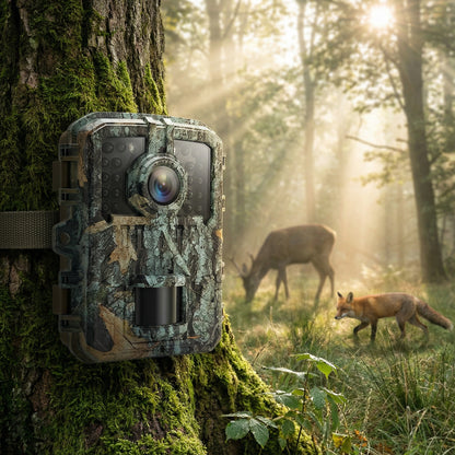 Mini 16MP Night Vision Trail Camera with PIR Motion Tracking