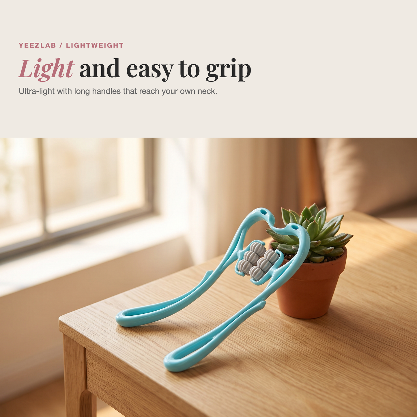 YeezLab™ Neck Massage Roller – Relieve Tension and Soothe Muscles