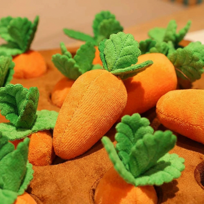 Calming Carrot Farm Interactive Dog Toy