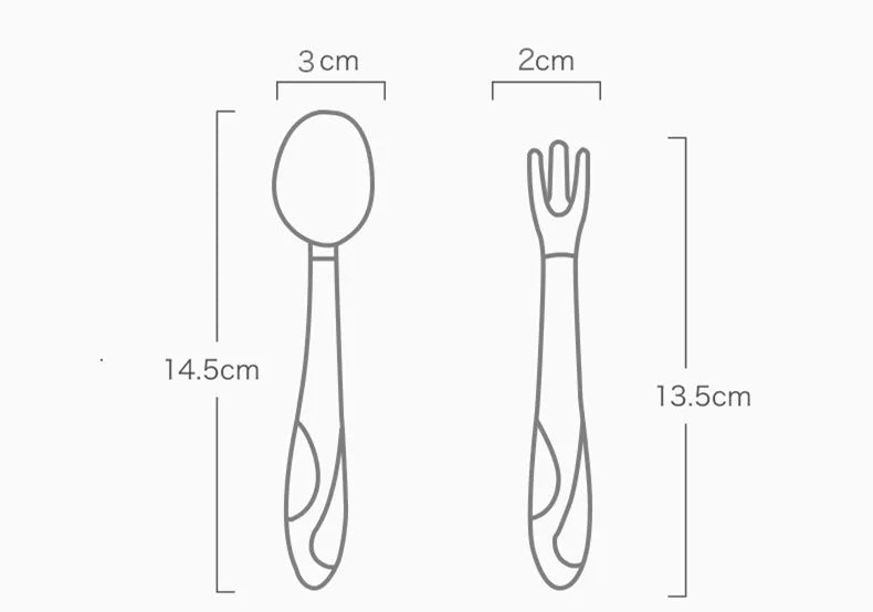 Kids' Soft Grip Utensil Set