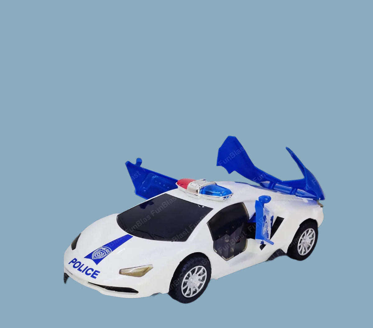 Fun Kids Remote Police Car with Lights and Sounds