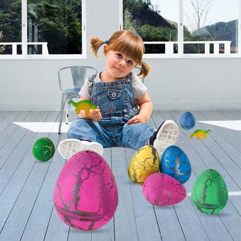 Colorful Dinosaur Egg Hatching Toy Set (60pcs)