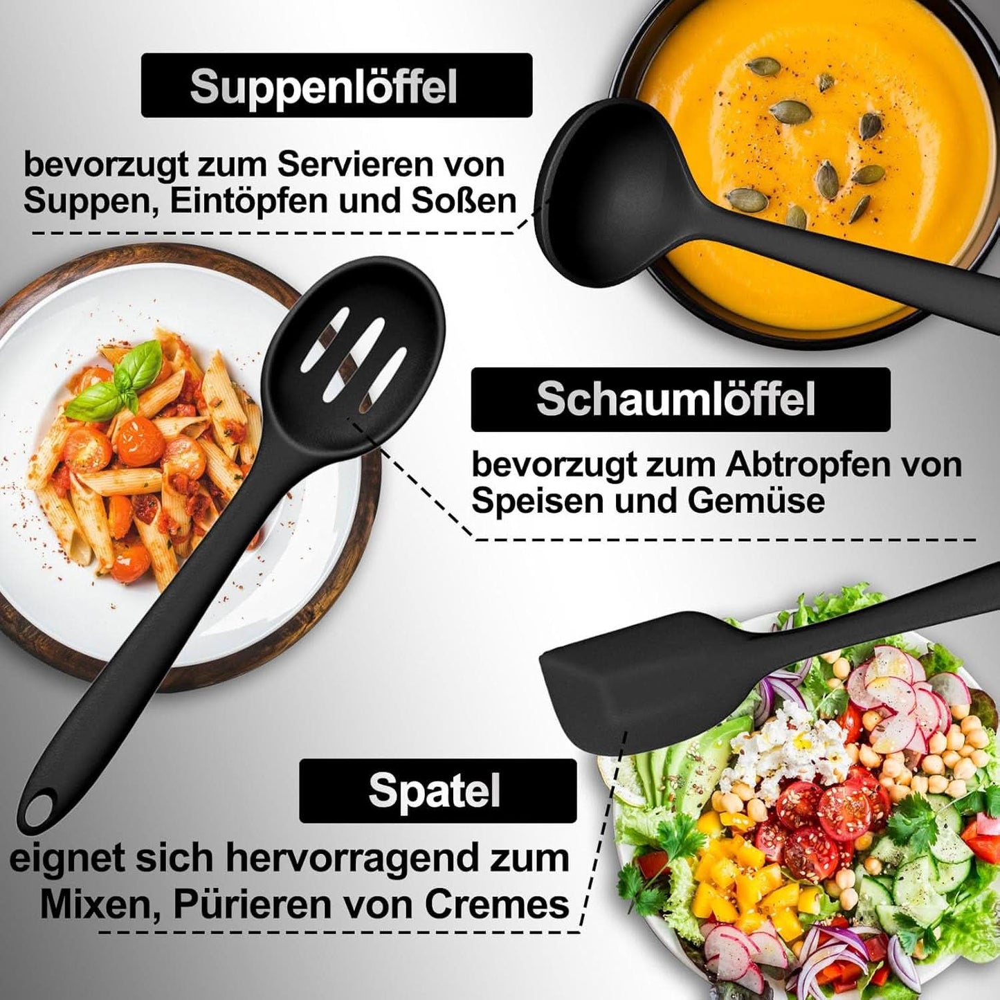 Non-Stick Silicone Kitchen Tool Set