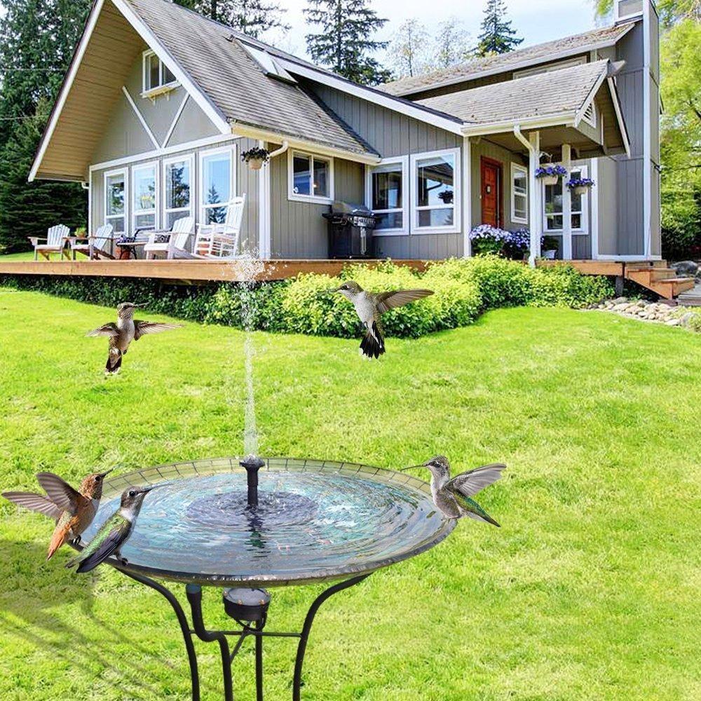 Solar Powered Fountain Pump for Garden or Pond Decoration