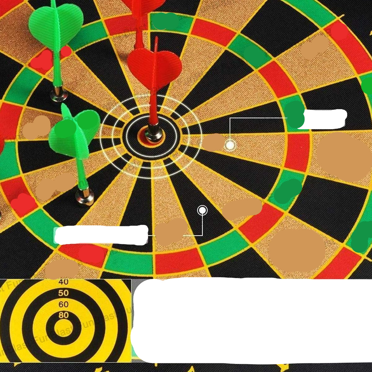 Kids Magnetic Dartboard Set