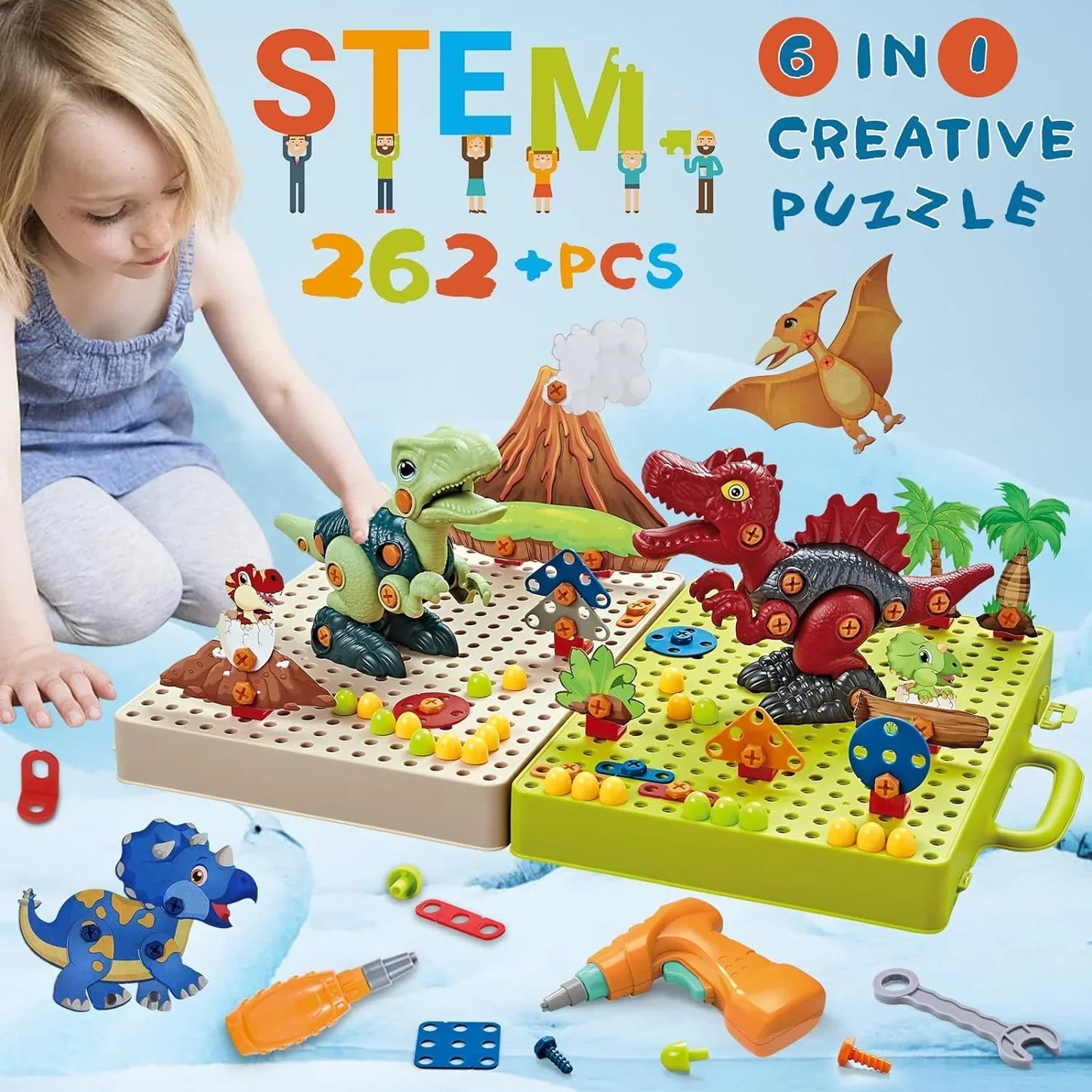 Fun Dinosaur Construction Kit
