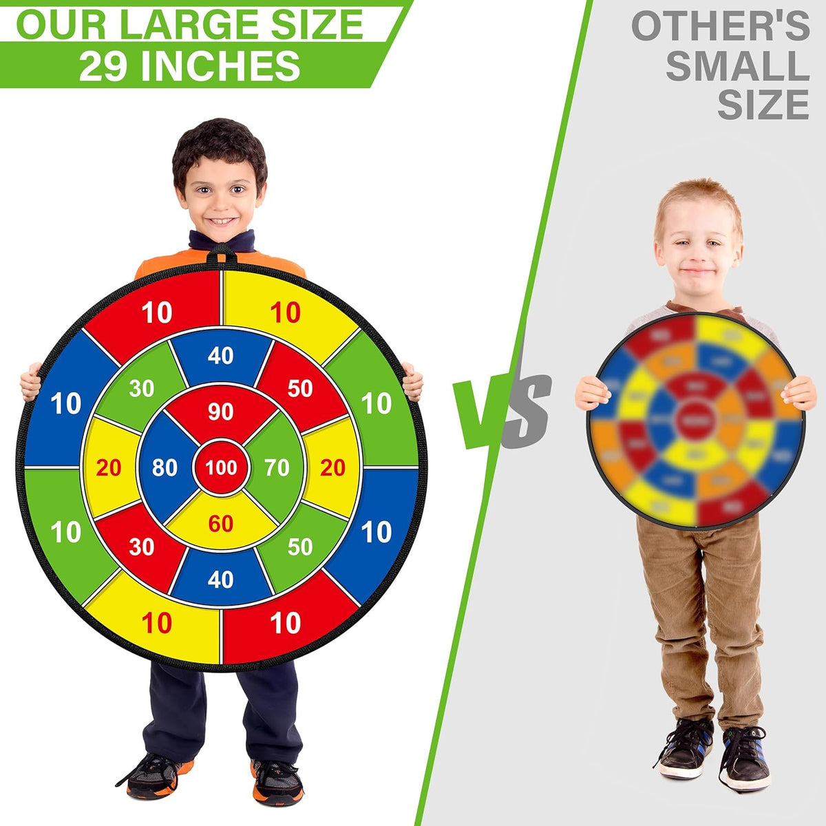 Fun Kids Dart Game Set with Soft Balls