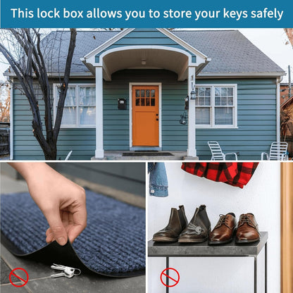 Secure Wall Mount Key Box with 4 Digit Code Lock