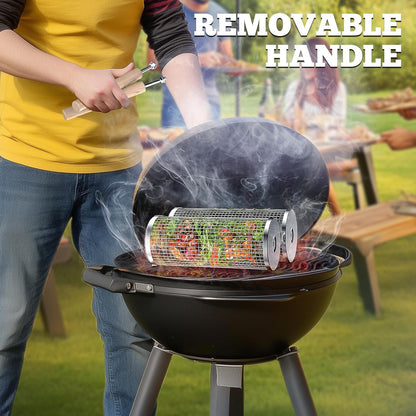 Heavy Duty Stainless Steel BBQ Grill Baskets Set