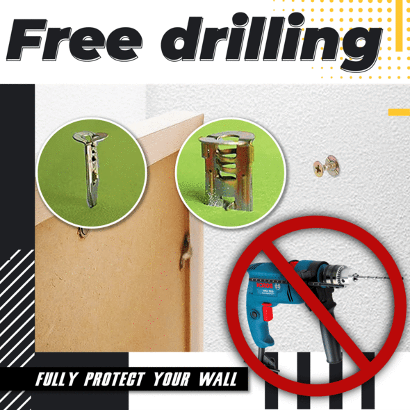 Heavy Duty Drywall Anchor Screw Set