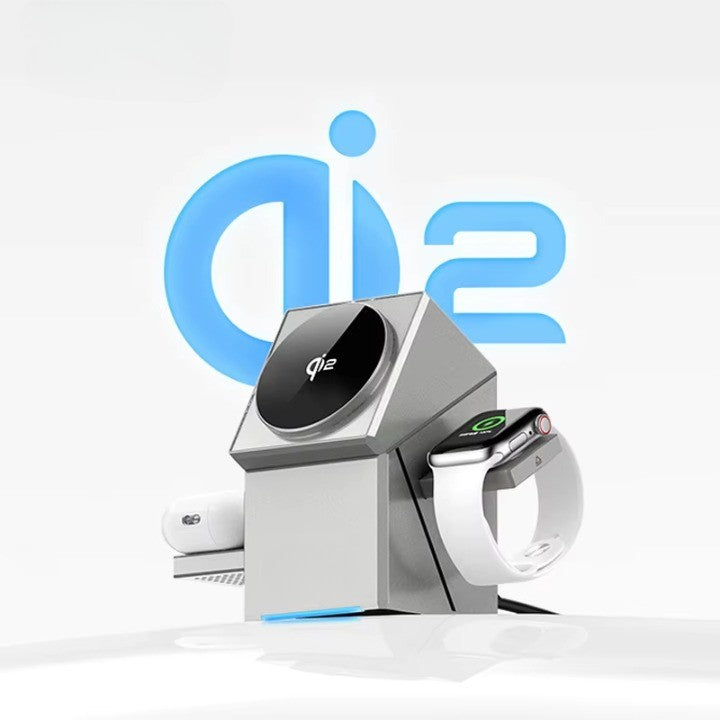 Compact 3 in 1 Wireless Charging Station
