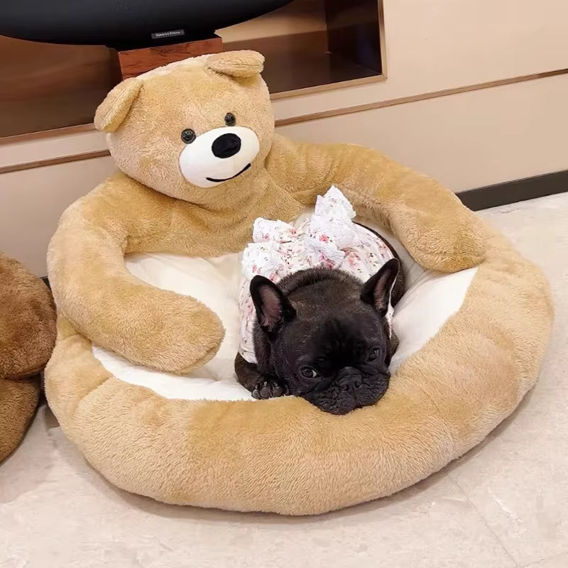 Plush Large Pet Cozy Dog Bed