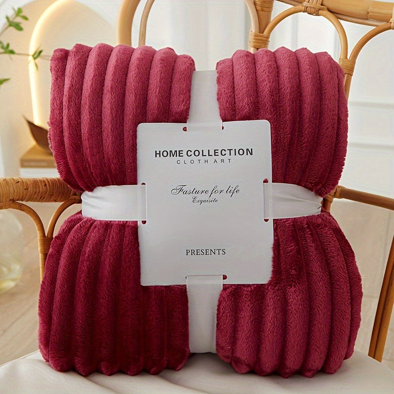 Soft Plush Fleece Blanket for Cozy Warmth