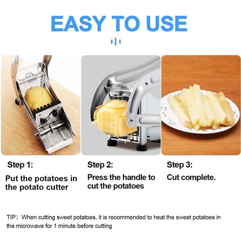 Premium Metal Potato Fry Cutter