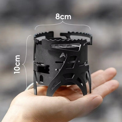 Portable Double Burner Gas Camping Stove