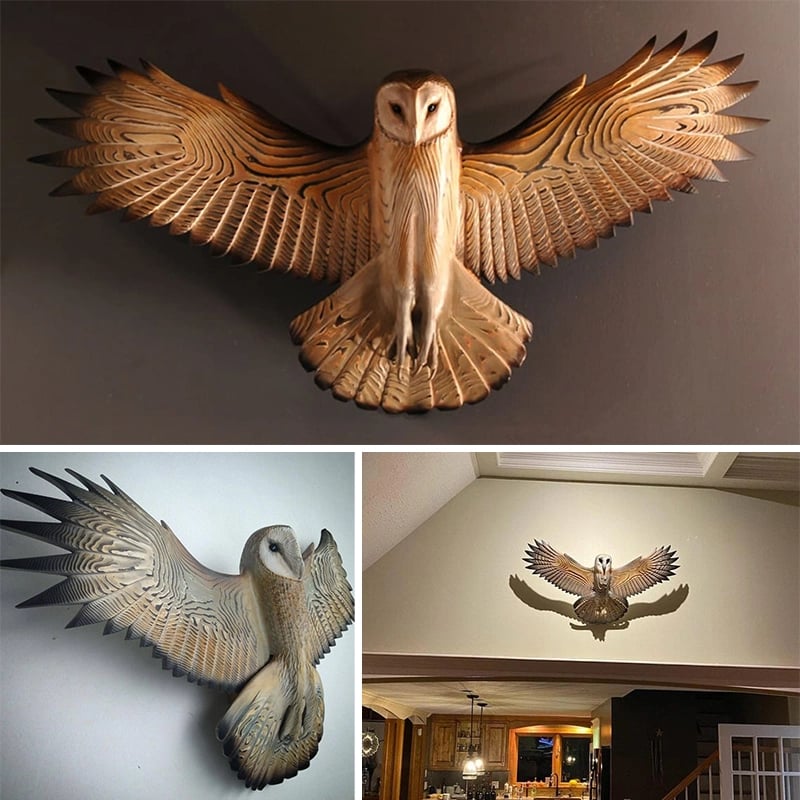 Unique Owl Artistic Wall Decor