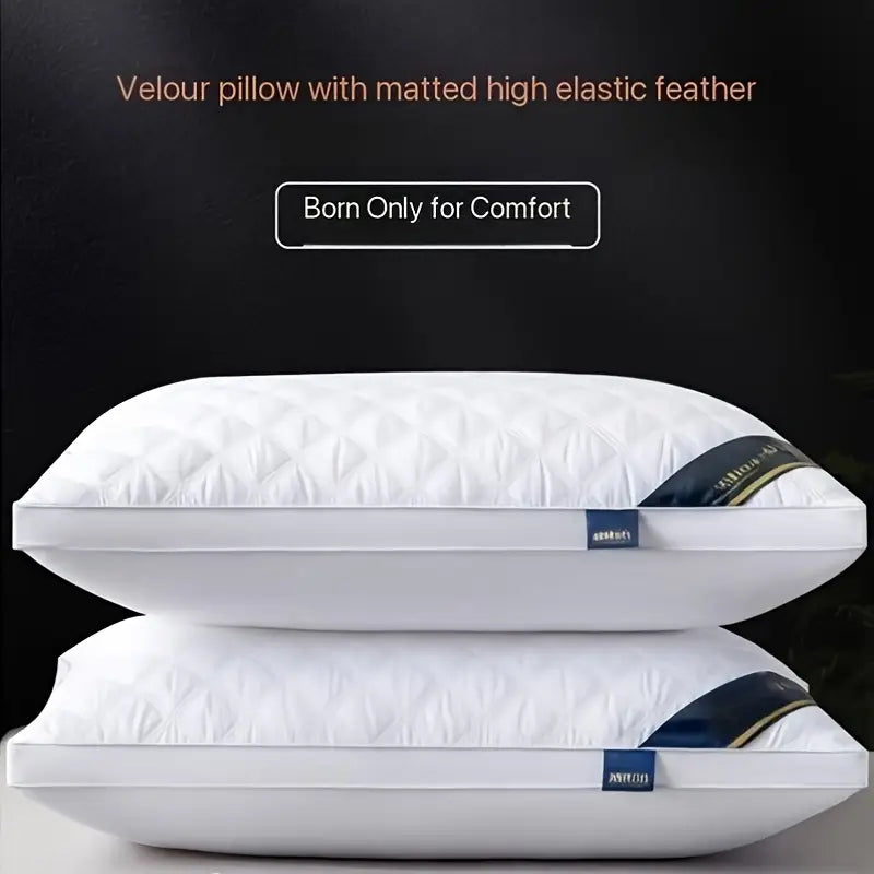 Comfortable Contour Pillows - 2 Pack Soft Support Set