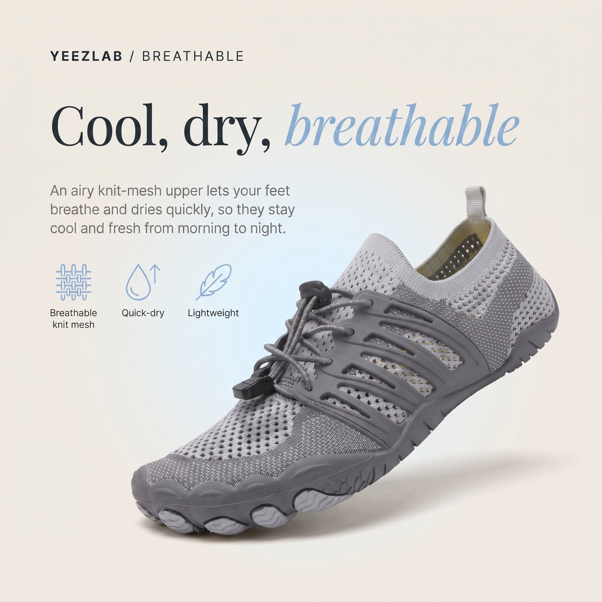 Finger Barefoot Shoes - Cool dry breathable