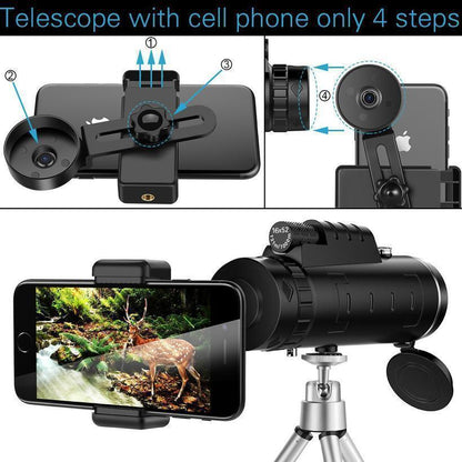 Waterproof HD Compact Monocular Telescope