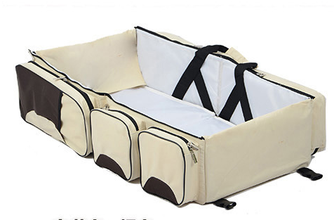 Portable Baby Travel Bed with Storage - Yeezlab