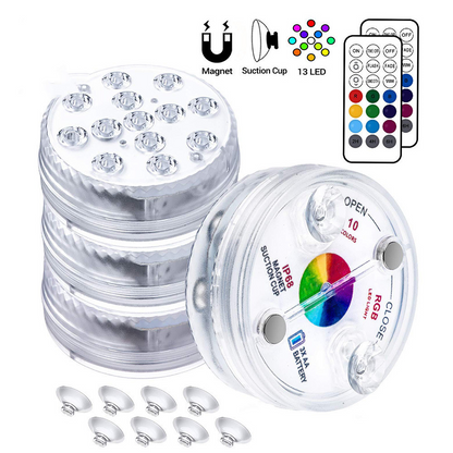 Colorful LED Pool Light with Remote-Controlled RGB