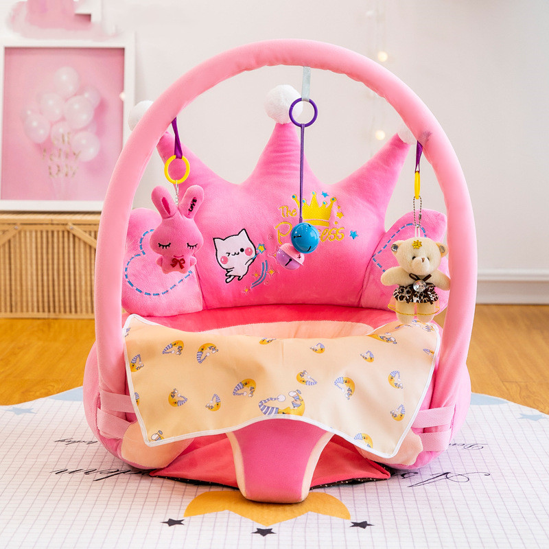 Baby Support Chair with Toy Arch - Soft Sitting Aid