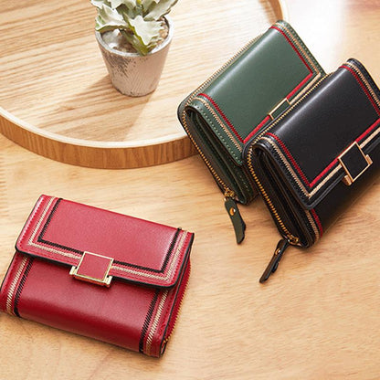 Fashionable PU Leather Purse Wallet for Ladies