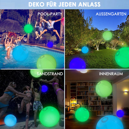 Colorful LED Water Globe Night Light