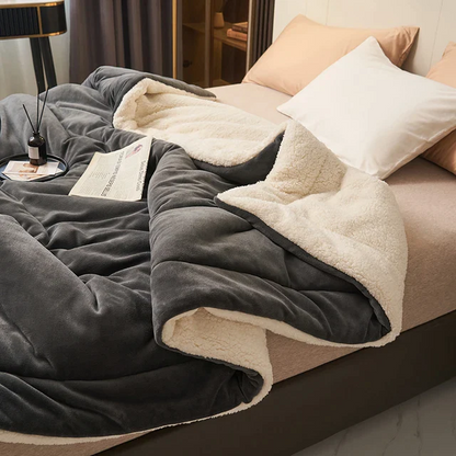 Plush Fleece Cozy Throw Blanket